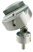 EM-Tec PS19 Klammerschwenkprobenhalter für Proben bis zu 16 mm, Aluminium, Pin